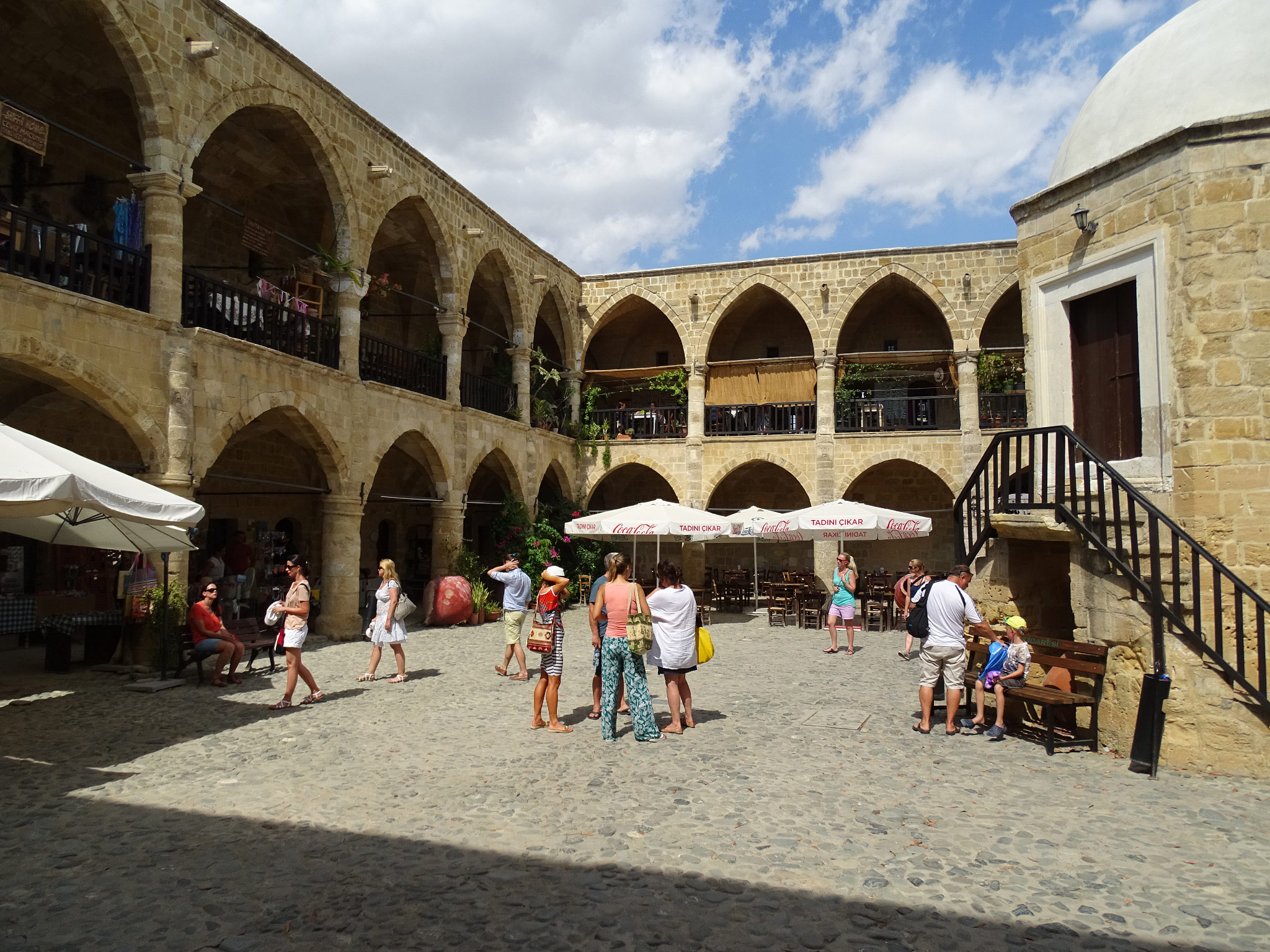 Courtyard of Buyuk Han - Northern Nicosia - Turkish Republic of Northern Cyprus